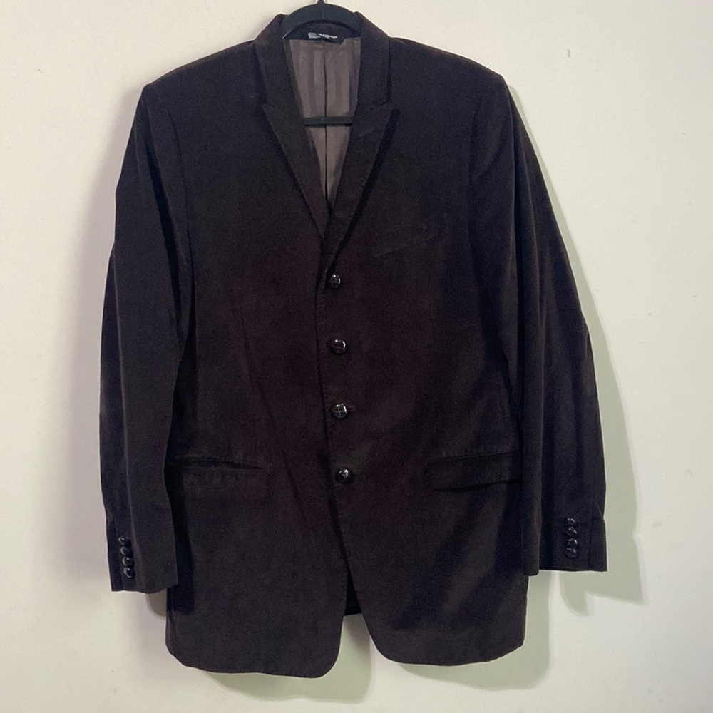 Dolce&Gabbana Men corduroy blazer. Size IT52. Dark brown.